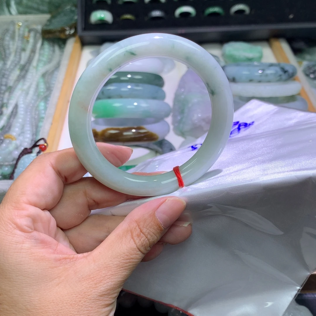 未镶嵌定制翡翠手镯55