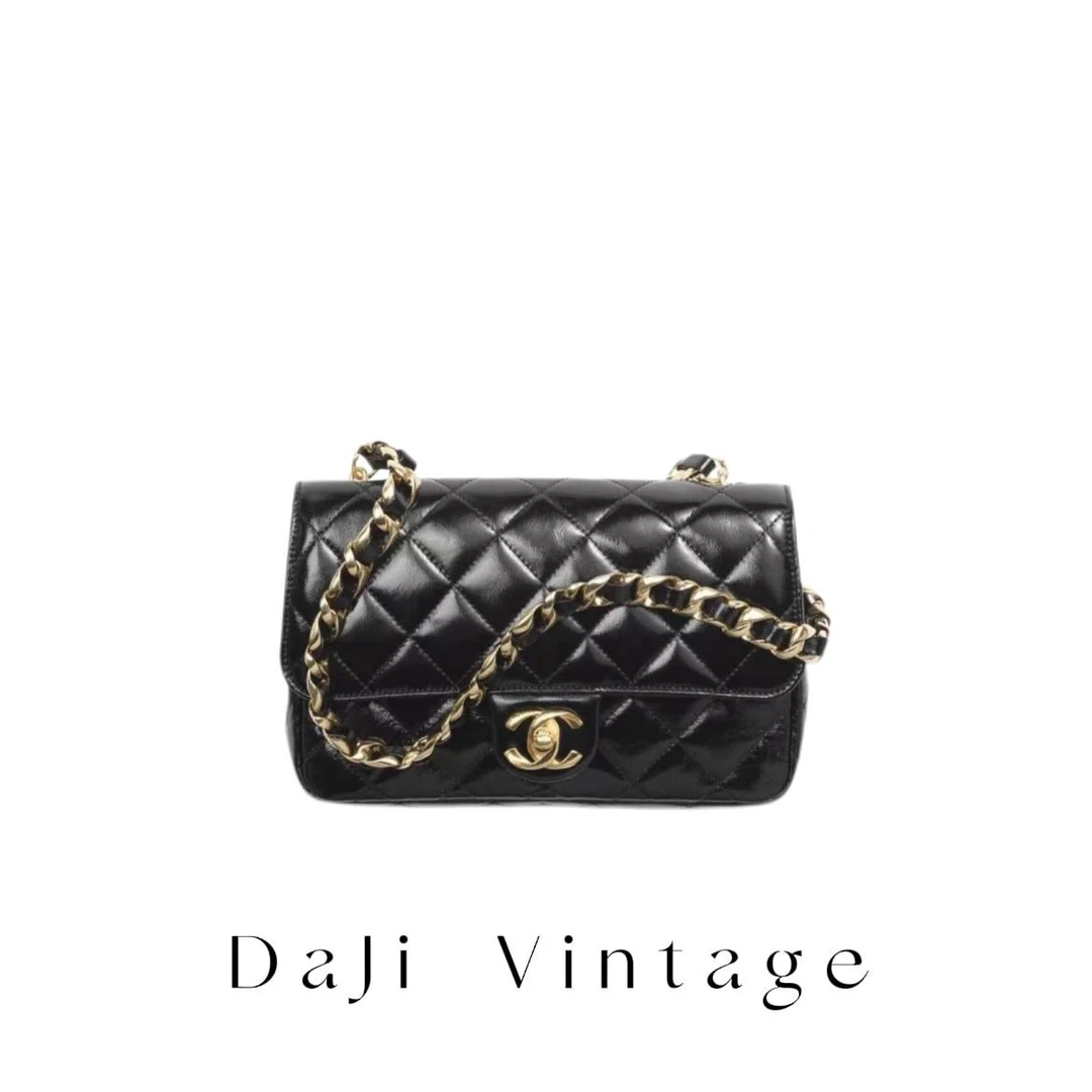 99新 Chanel/香奈儿 大吉中古/sh/Chanel香奈儿24b粗链条单肩包