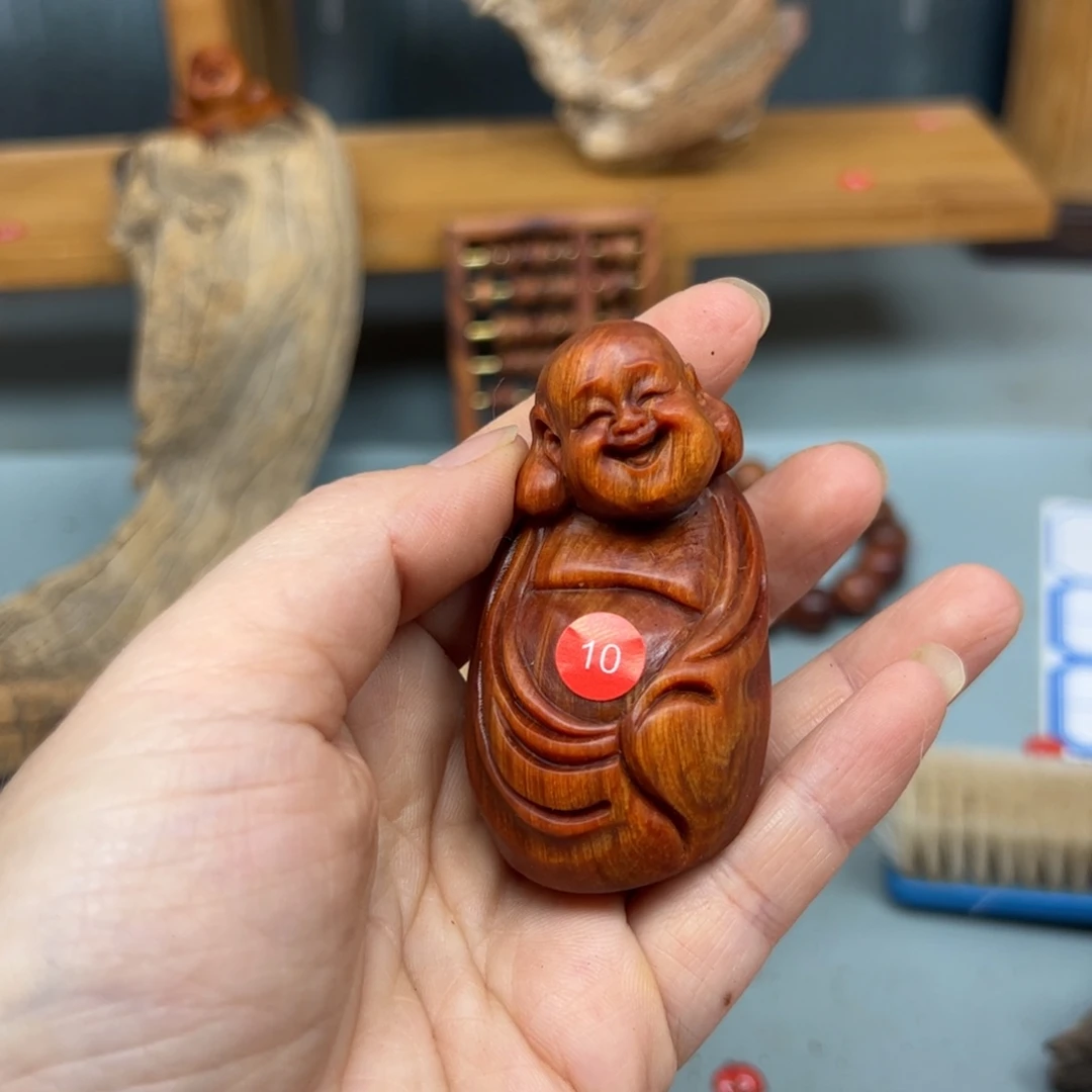 心****木崖柏木摆件手把件，