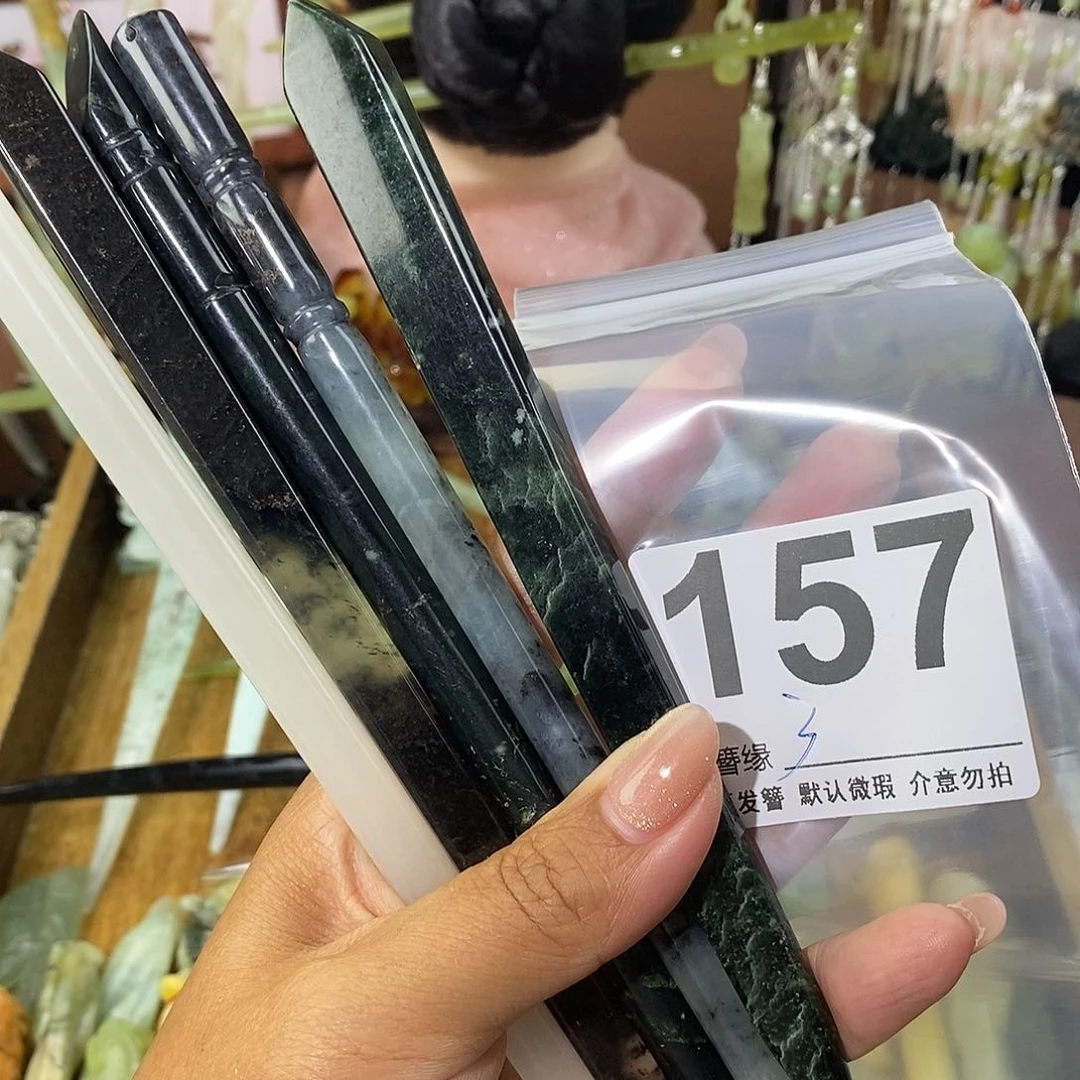 x***k蛇纹石玉未镶嵌发饰
