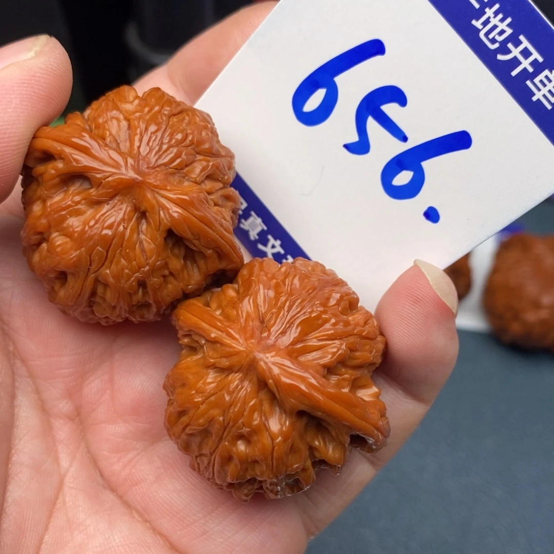 把件文玩核桃磨盘狮子头36