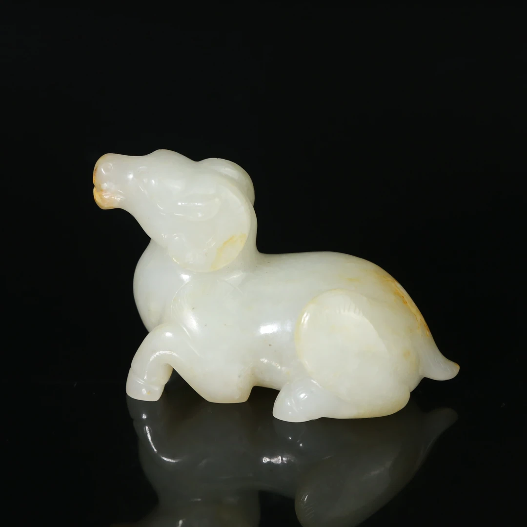 清代和田玉羊WD250827008