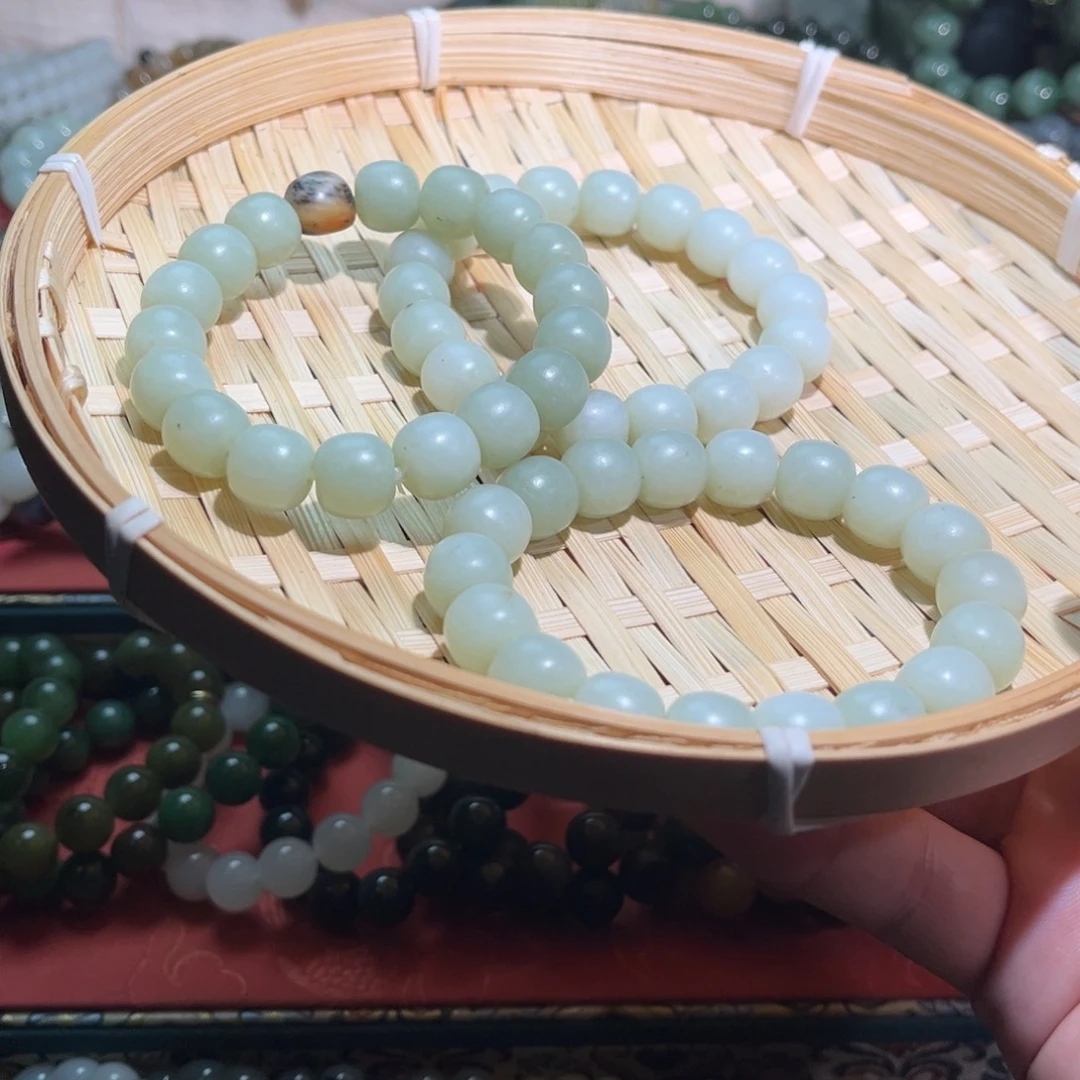 和田玉未镶嵌手链拍一发一