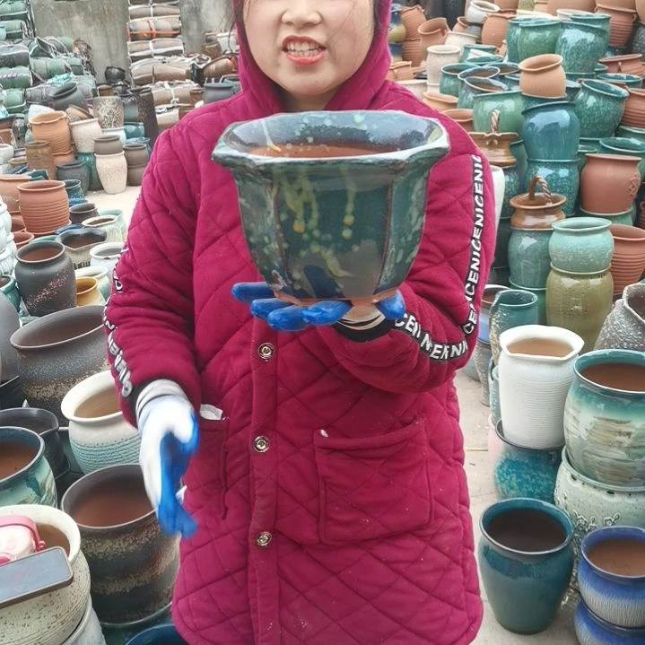 红陶口21高15瑕疵