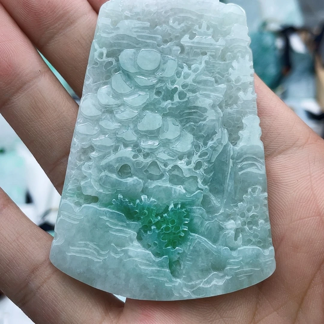 颈饰未镶嵌翡翠翡翠