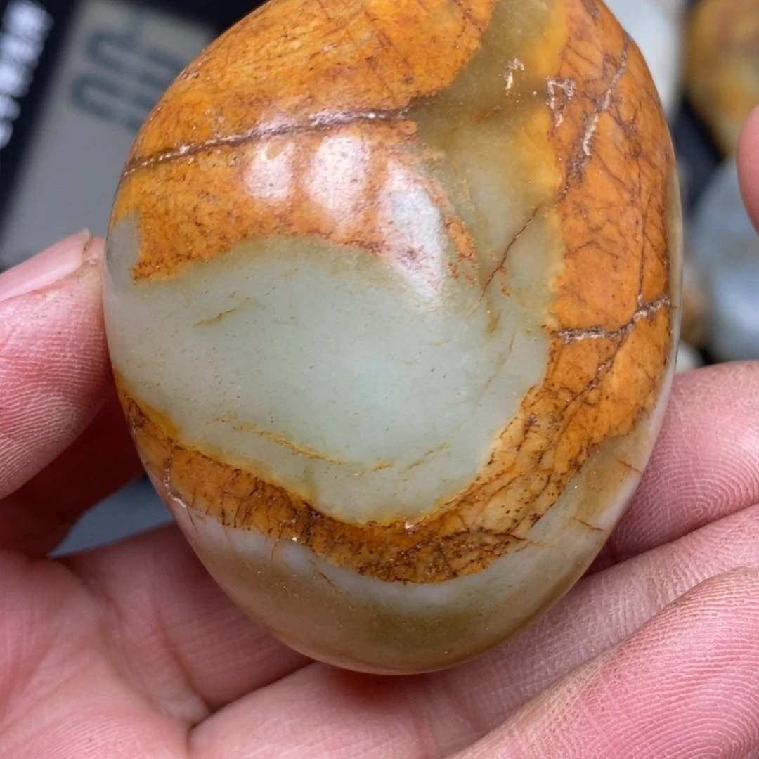 和田玉（糖玉）笔搁未镶嵌