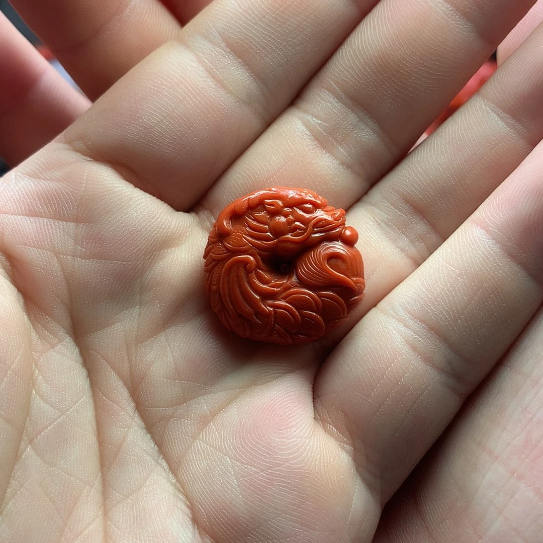 南红玛瑙未镶嵌1龙扣
