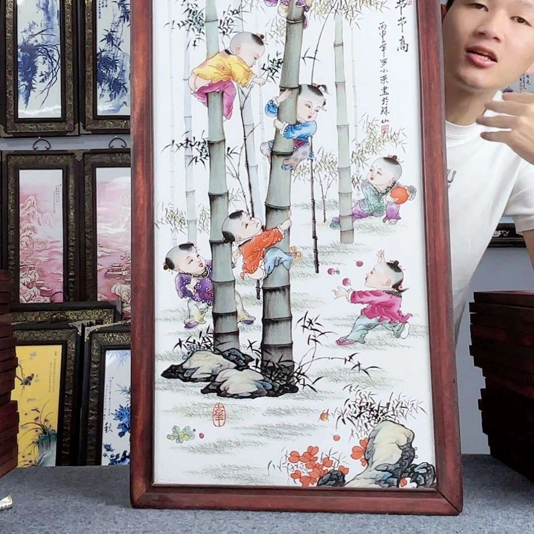 摆件景德镇陶瓷瓷板画