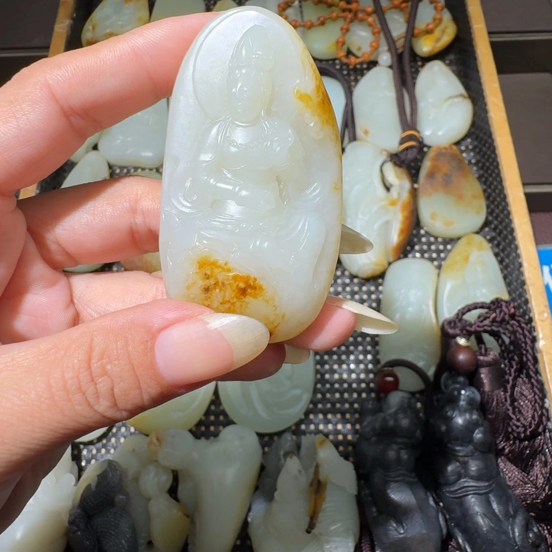 吊坠(不含链)未镶嵌和田玉