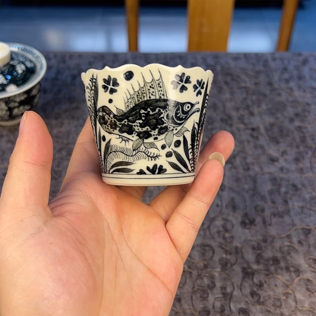 杯景德镇手绘陶瓷