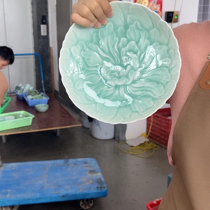 龙泉云间青瓷小米茶器