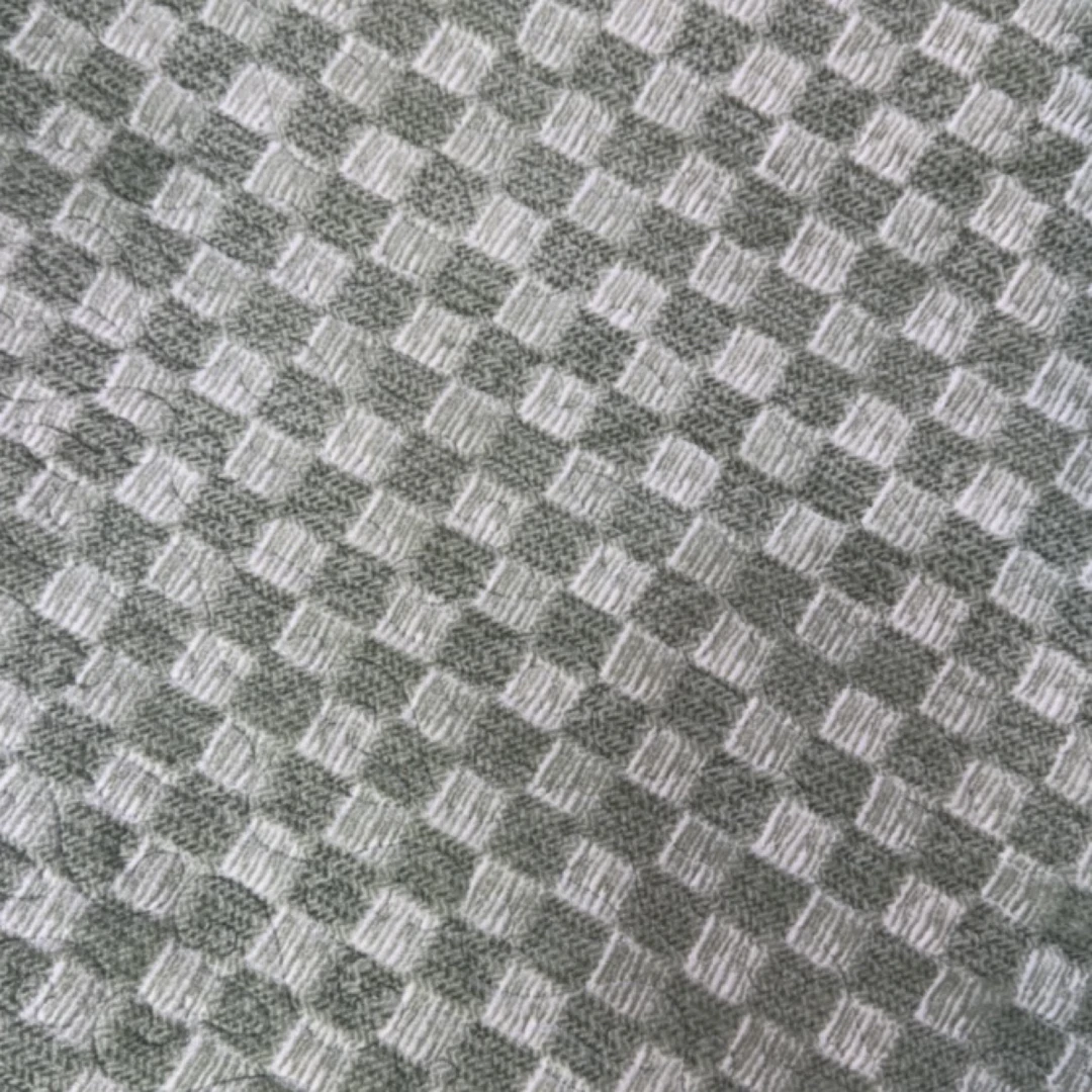 床盖      千鸟格  绿