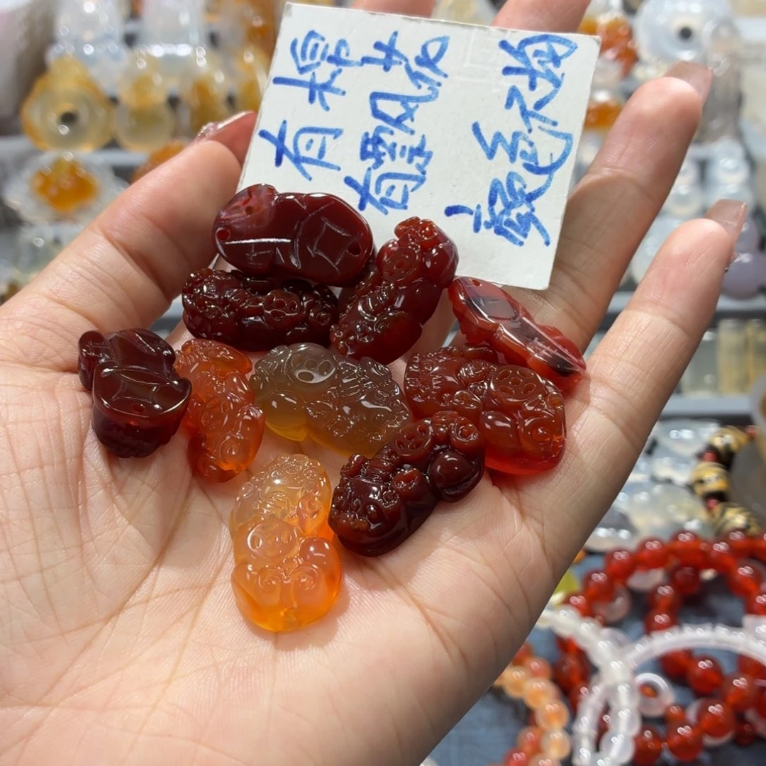 玛瑙/玉髓未镶嵌吊坠(不含链)