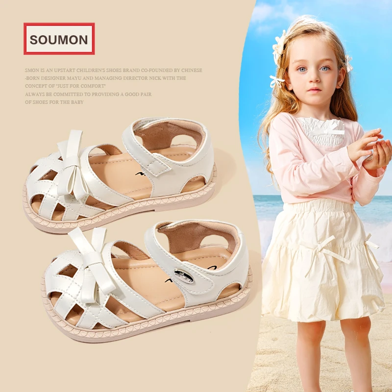 清仓书萌儿童凉鞋女童夏2025新款小女孩公主鞋女宝宝小皮鞋软底沙