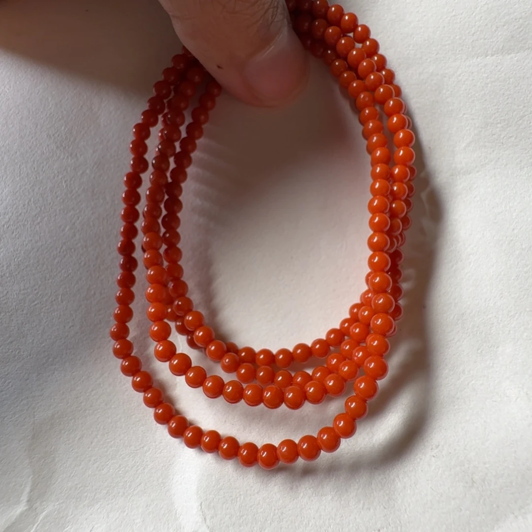 南红玛瑙未镶嵌手串