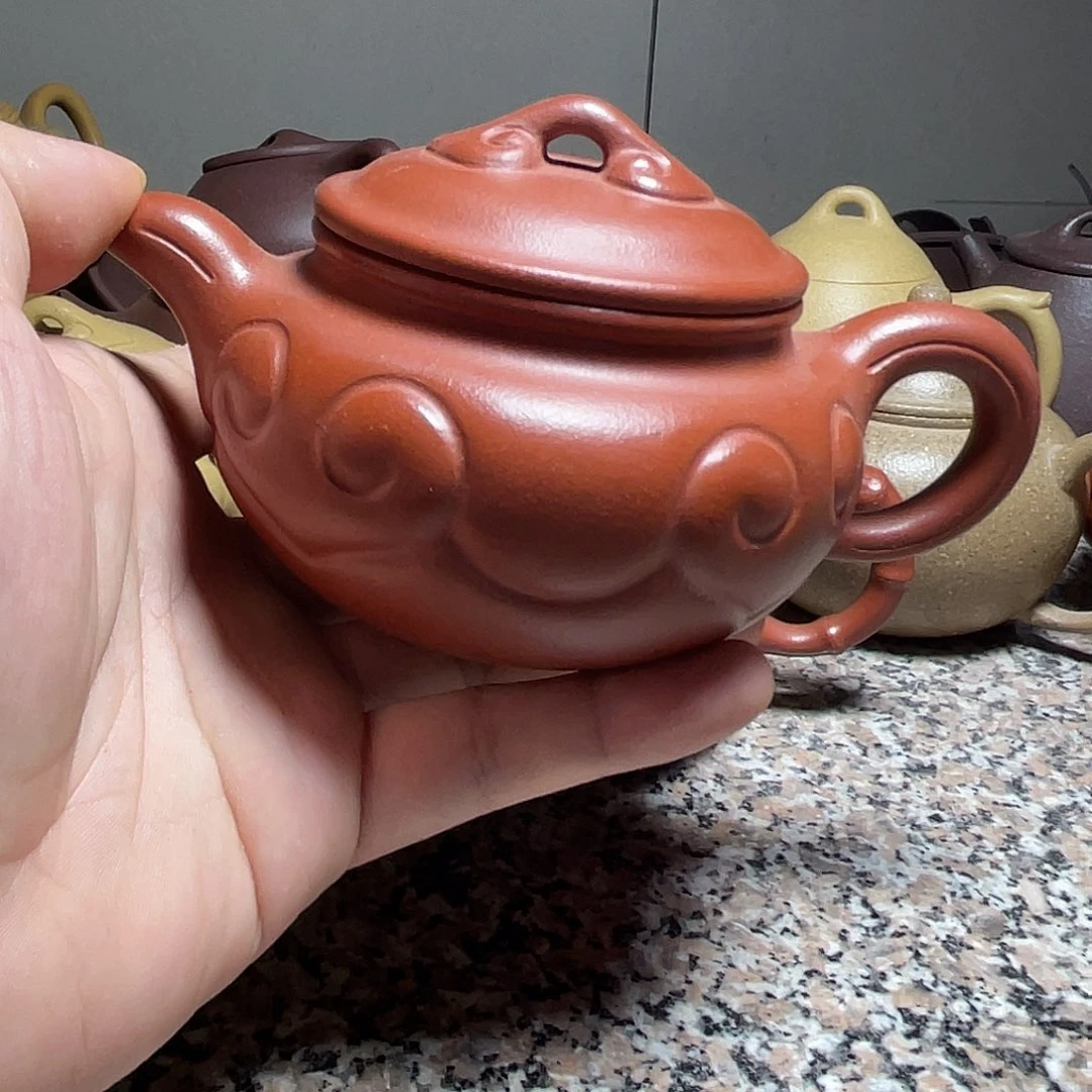 茶壶紫砂2****4张倩倩朱泥如意仿古