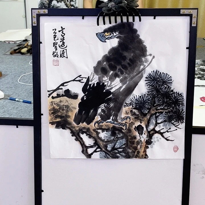 国画张圣敏先生纯手绘作品