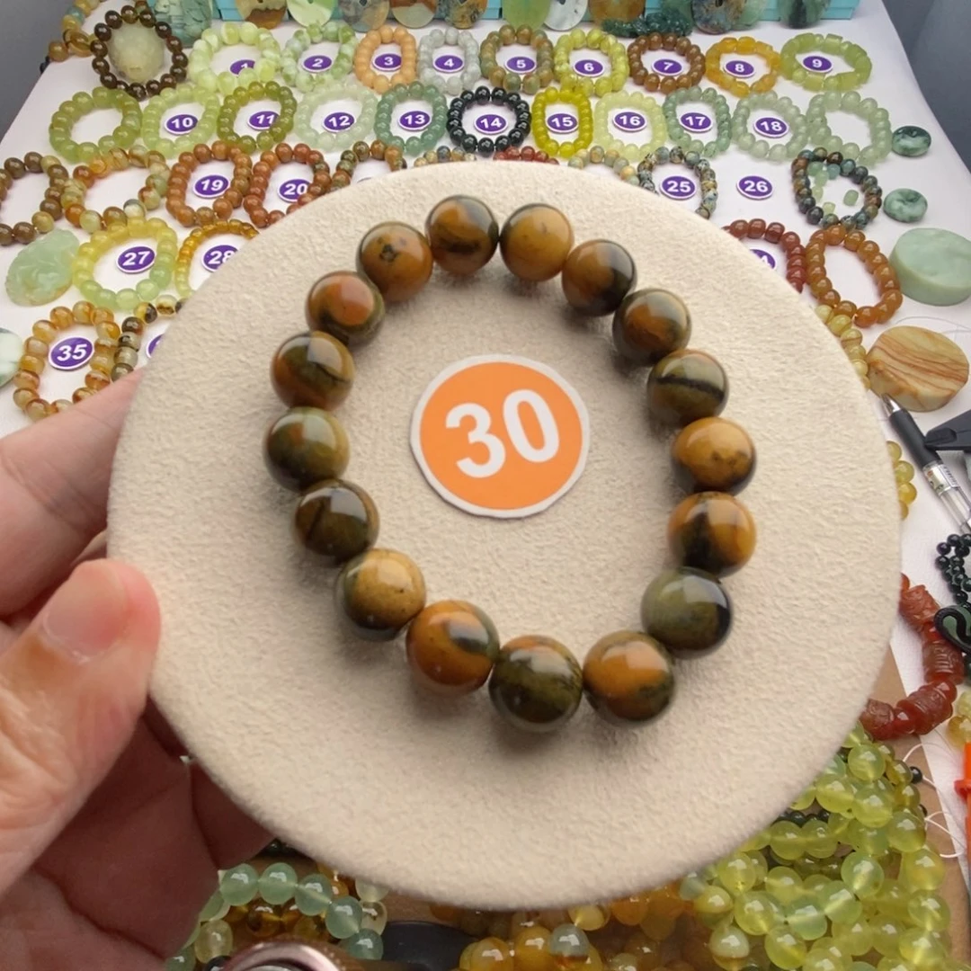 蛇纹石玉未镶嵌手串