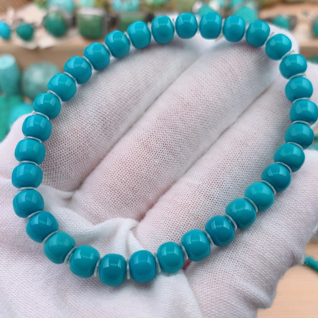 未镶嵌绿松石颈饰6.5mm