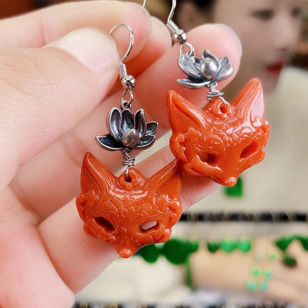 翡翠未镶嵌耳饰饰品