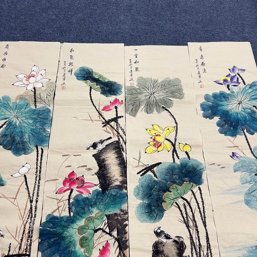 国画绘画作品欣赏展演