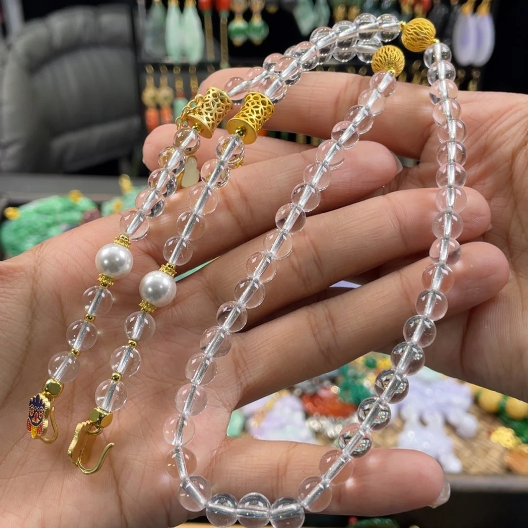 翡翠颈饰未镶嵌代编织