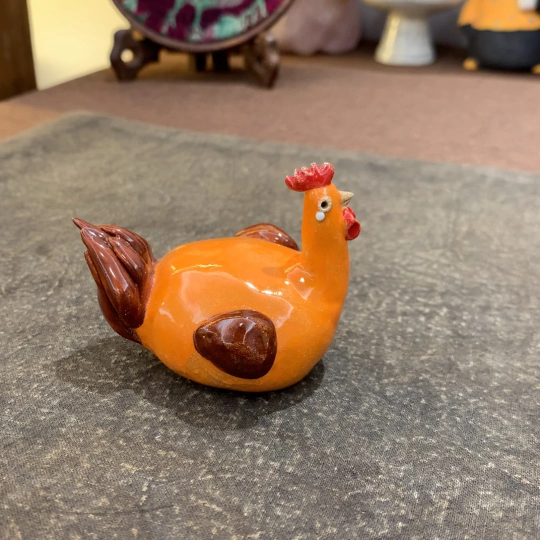纯手工陶泥小鸡啊