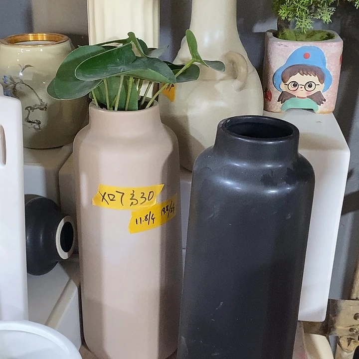 陶盆有孔 瑕疵针孔漏釉介意勿拍外口 7外高30