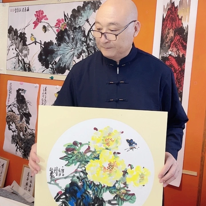 国画张圣敏先生纯手绘作品