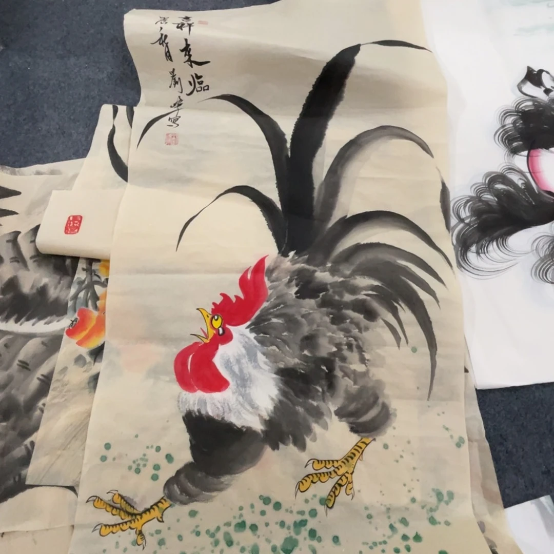 国画处理作品看好再拍哦