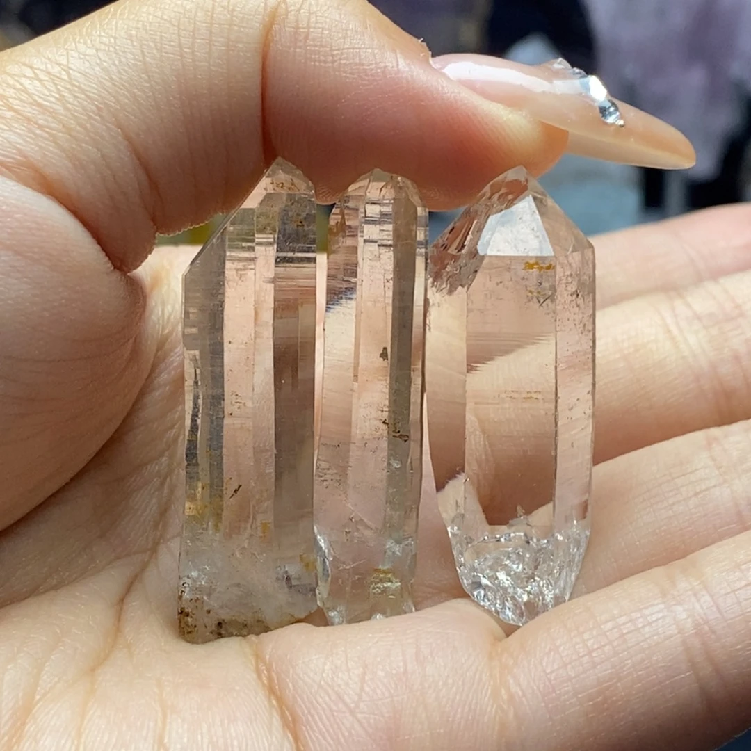 水晶未镶嵌摆件巴基斯坦喜马水晶漏全透