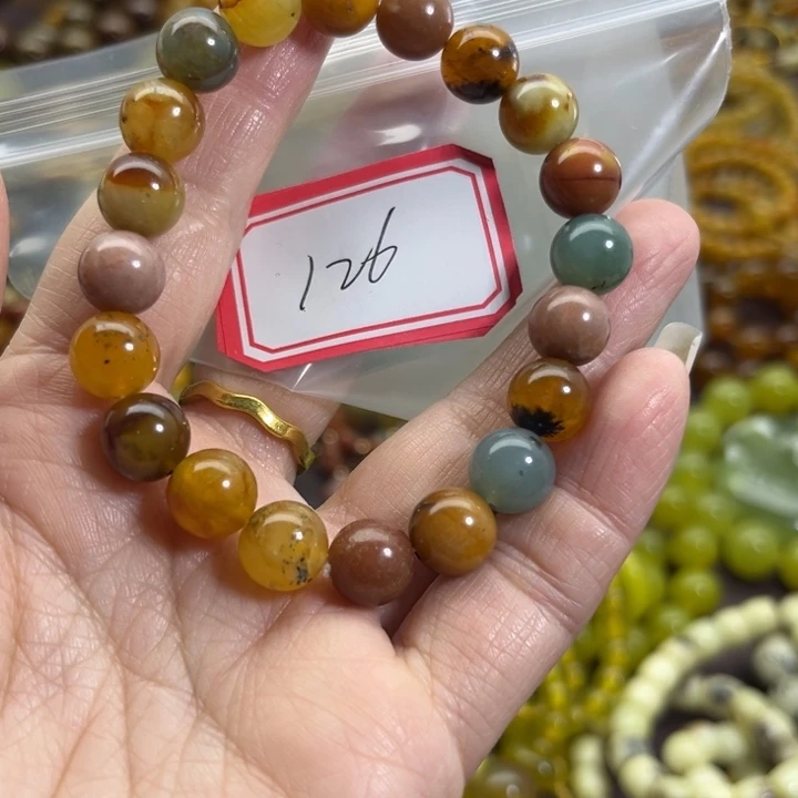 蛇纹石玉未镶嵌手链