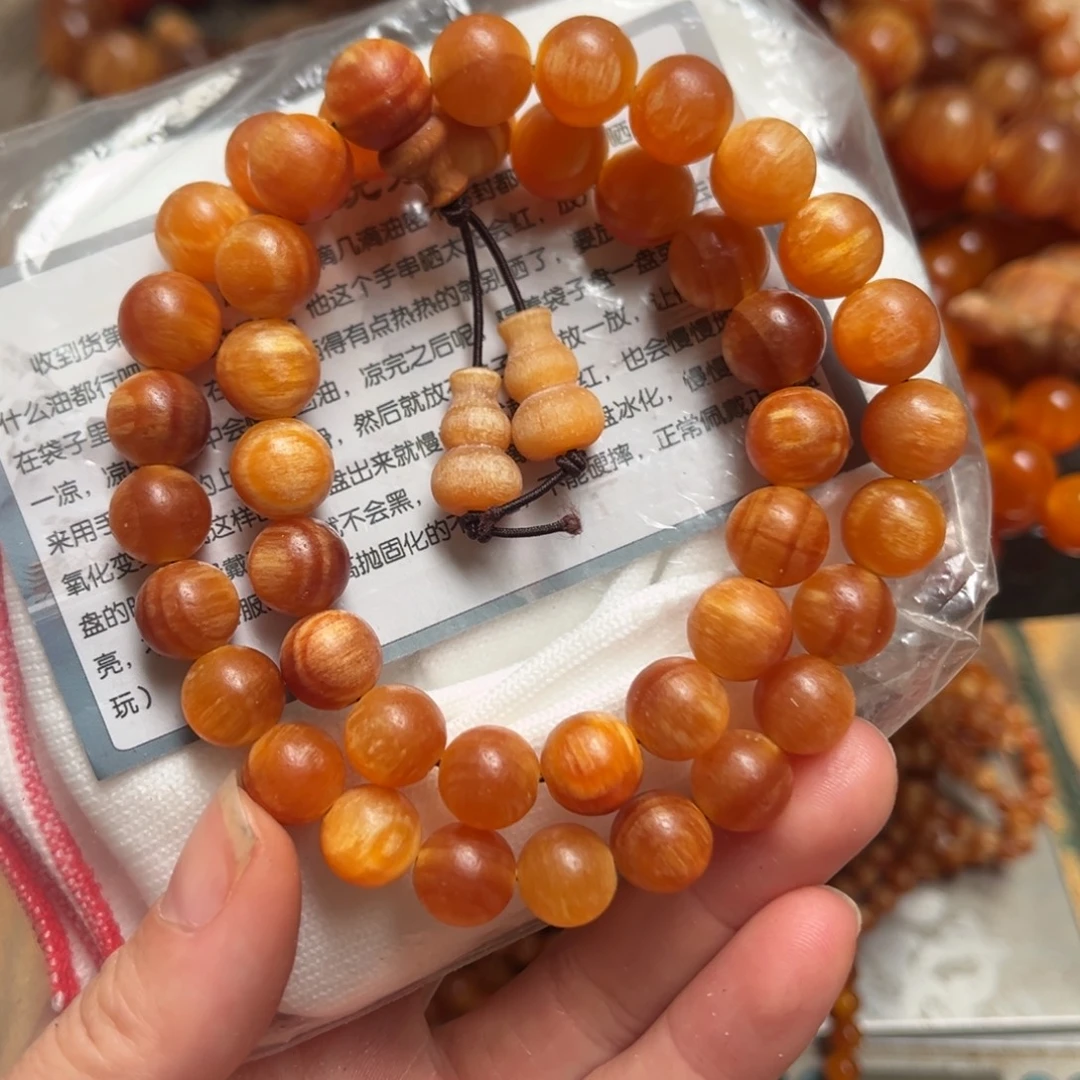 手串/手链松木（琥珀木）1.0手持42颗