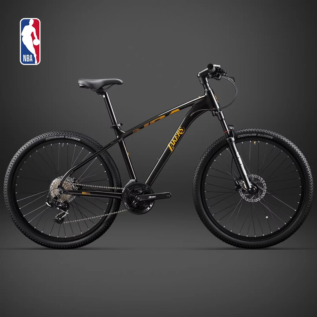 NBA官方山地车自行车成人男女新款智能青少年学生变速公路赛单车