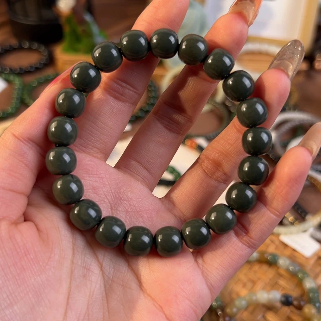 和田玉未镶嵌手串