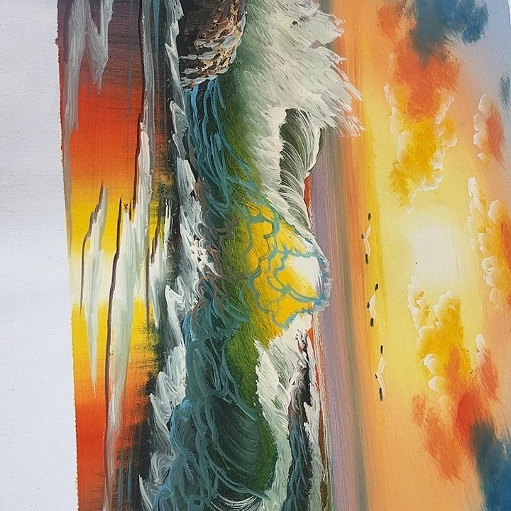 油画会一直会一直影子