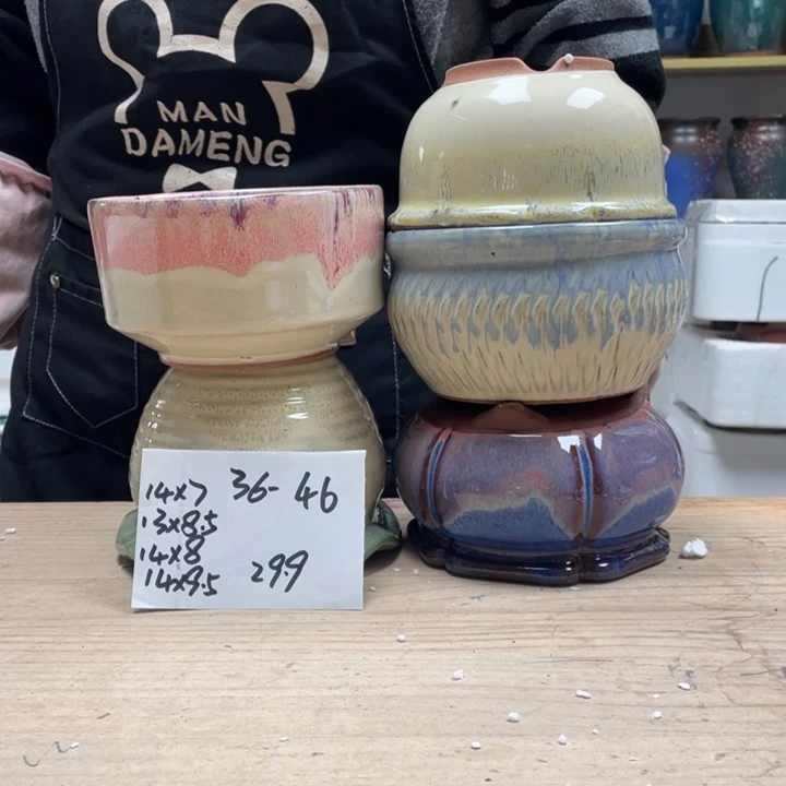 紫砂花盆多肉花盆微瑕46