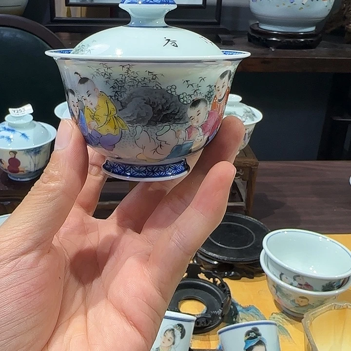 福***哥景德镇陶瓷手绘作品