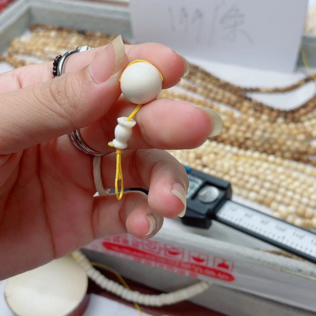 吊坠柏香籽/百香籽猛犸牙分体三通