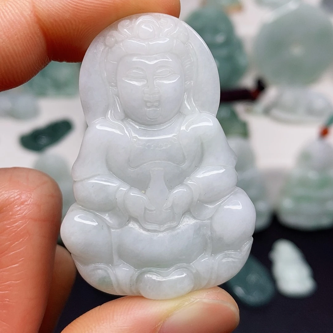 翡翠颈饰未镶嵌吊坠