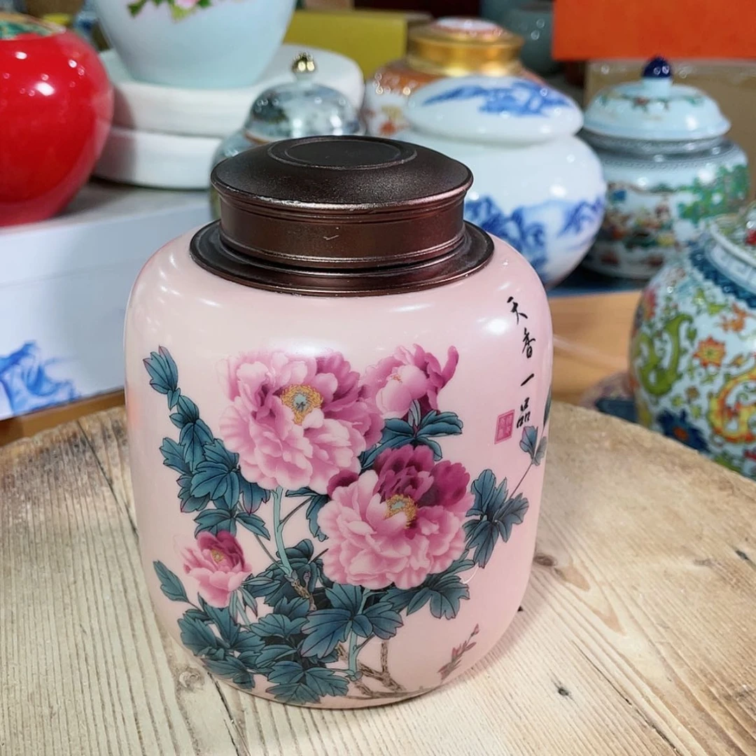 【闪购商品】罐陶瓷茶叶罐密封罐