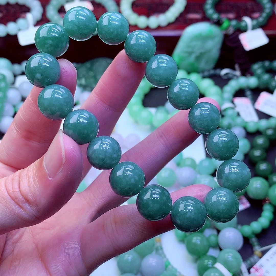 翡翠未镶嵌毛衣链