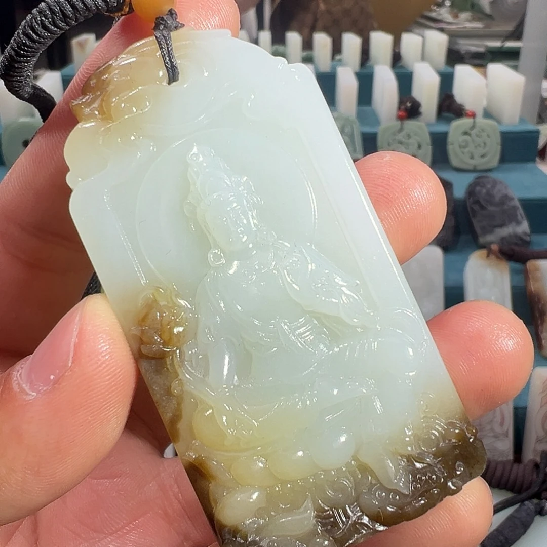 夕***夜定制和田玉未镶嵌和田玉