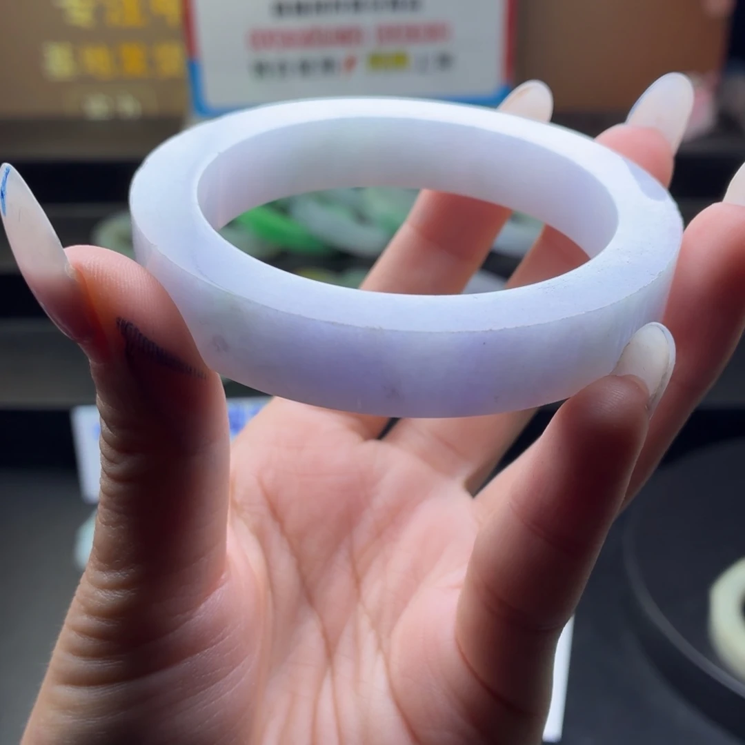 热***阳定制翡翠未镶嵌翡翠手镯