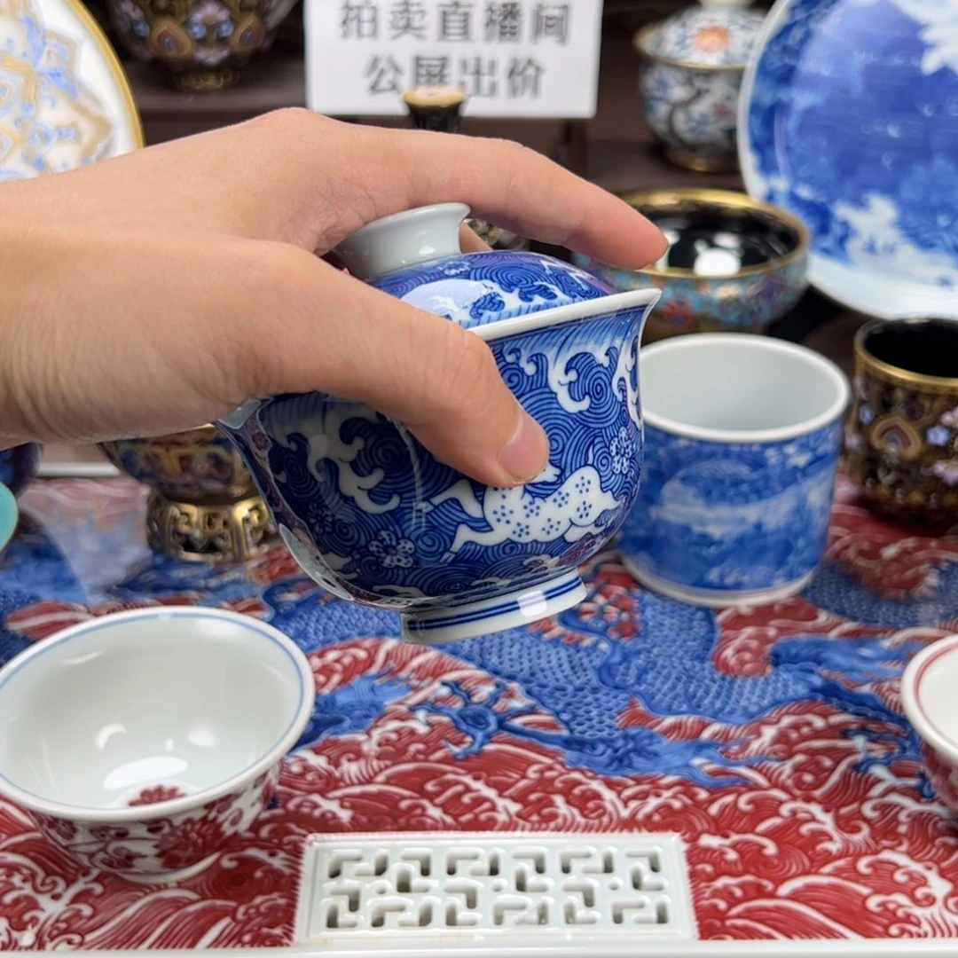 捌***来瓷片景德镇手工手绘陶瓷