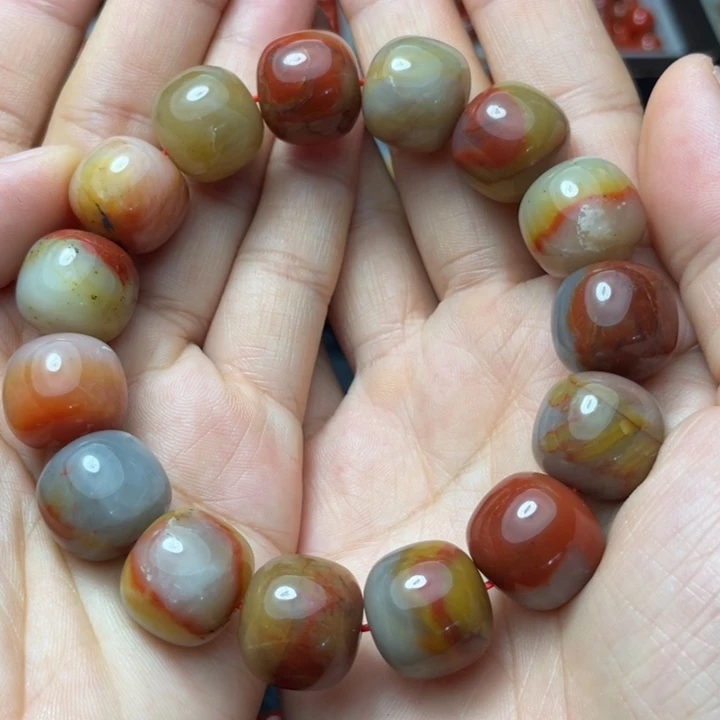 南红玛瑙未镶嵌手串多样性发116