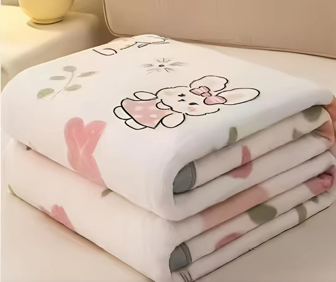 预热双11大尺寸高密度1.5米绒盖毯少量库存 颜色不挑听主播过款