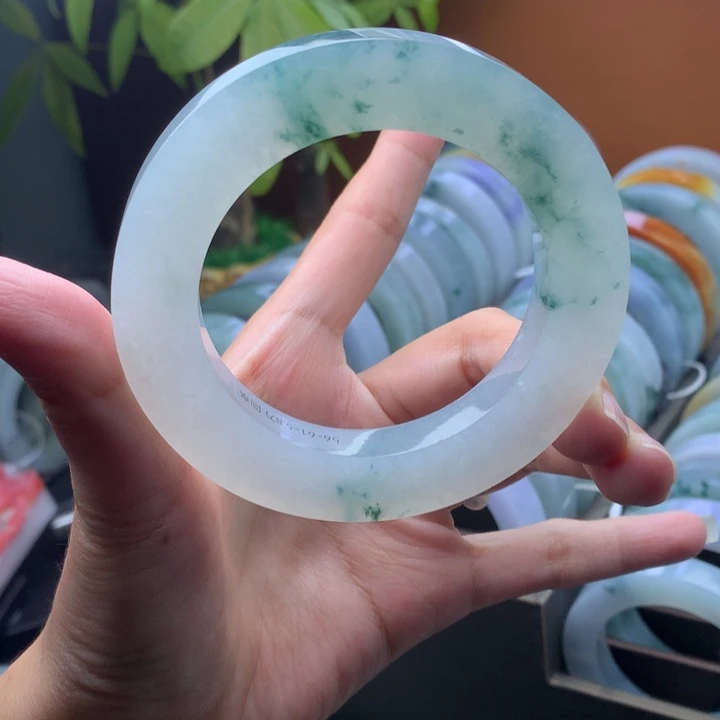 未镶嵌定制手镯定制翡翠定制56-61