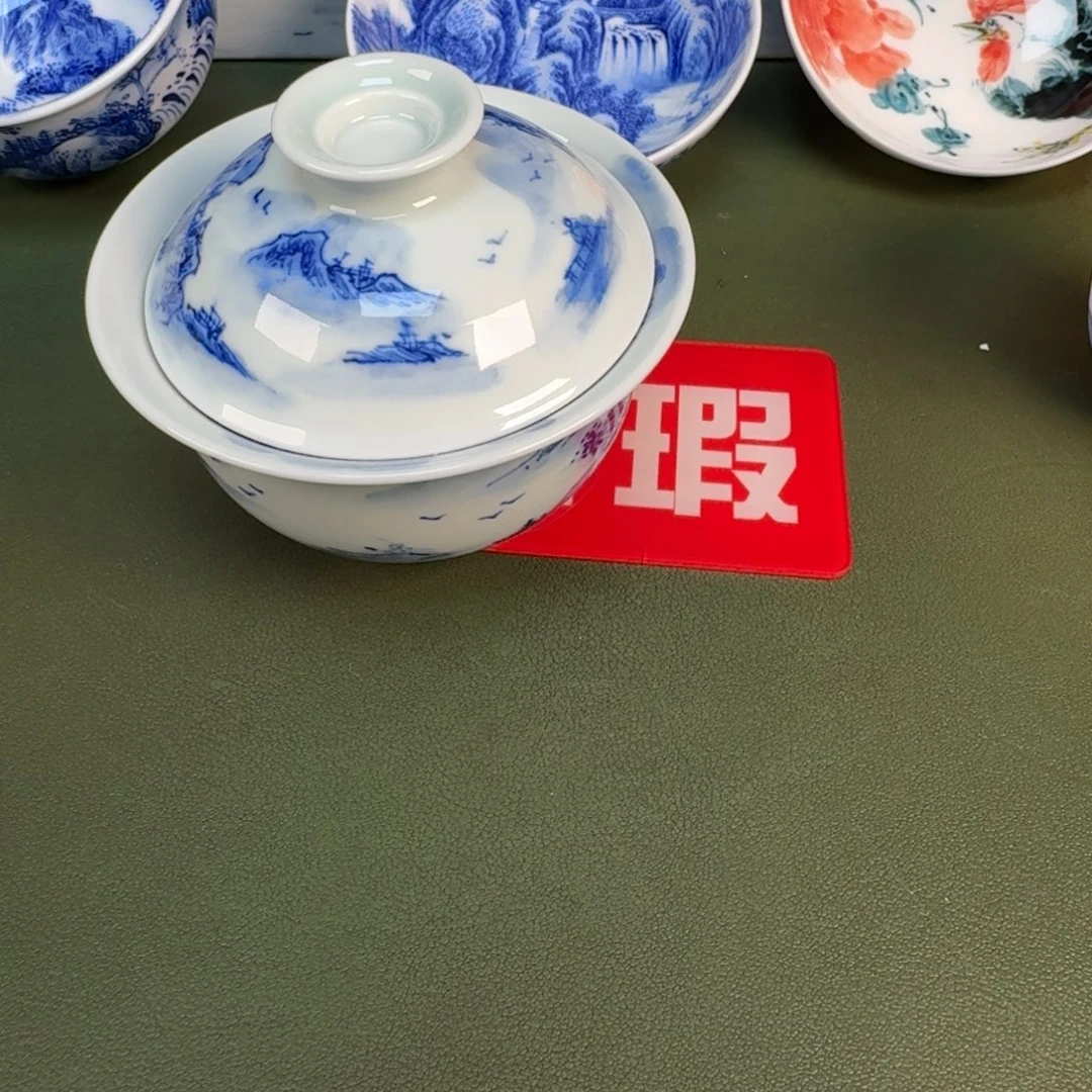 陶瓷景德镇纯手绘茶具圆圆208