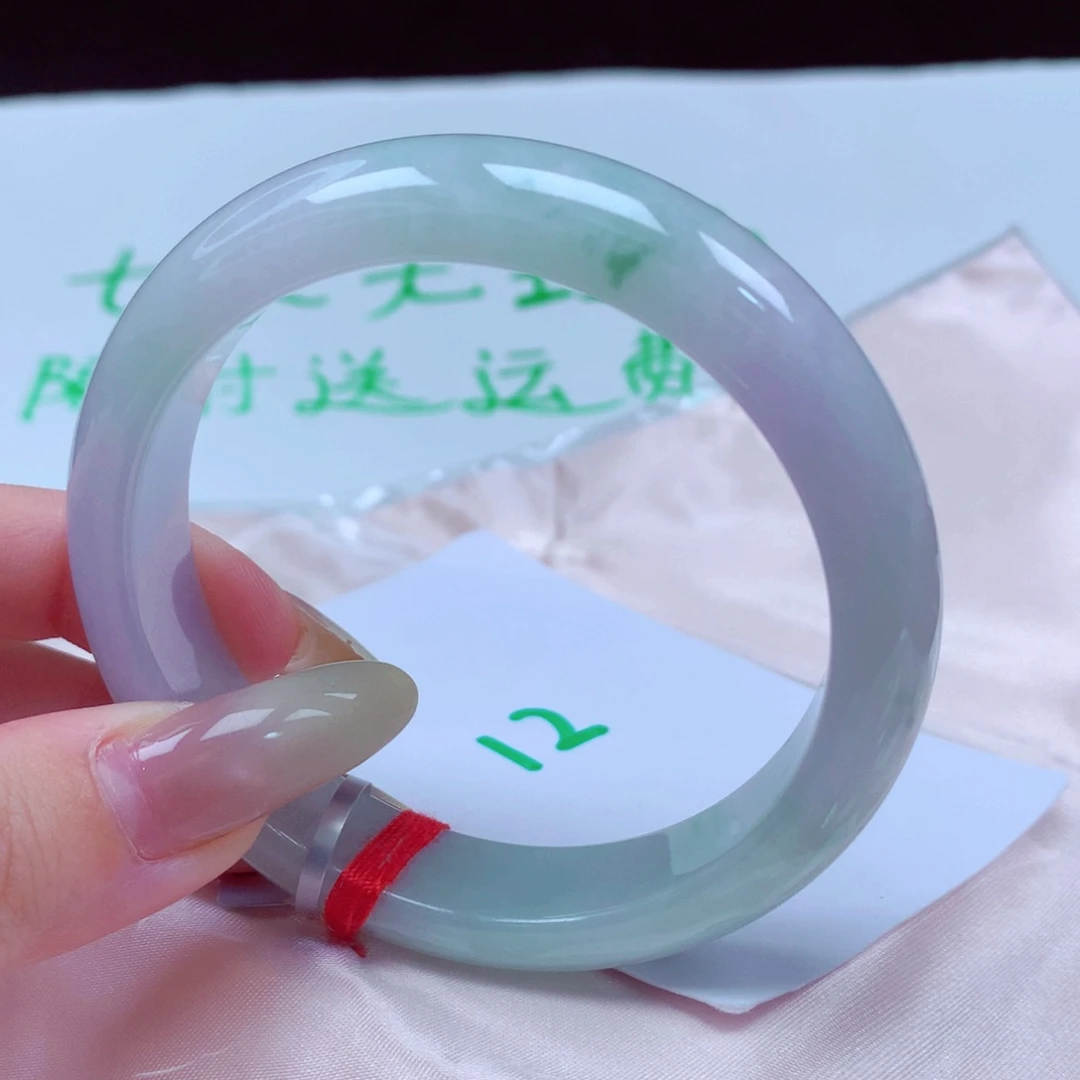 未镶嵌手镯翡翠天然缅甸翡翠A货手镯 12号